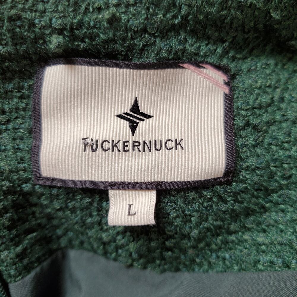 Tuckernuck Jackie Dress Hunter Green Tweed A-Line Shift Mini Braided Size Large - Picture 8 of 10